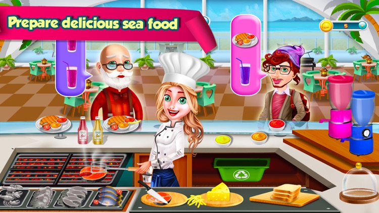 Seafood Crazy Cooking Game