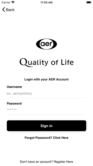 AER Membership screenshot 2