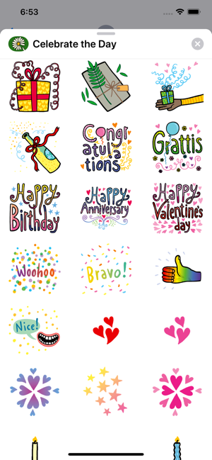 Celebrate the Day Stickers(圖4)-速報App