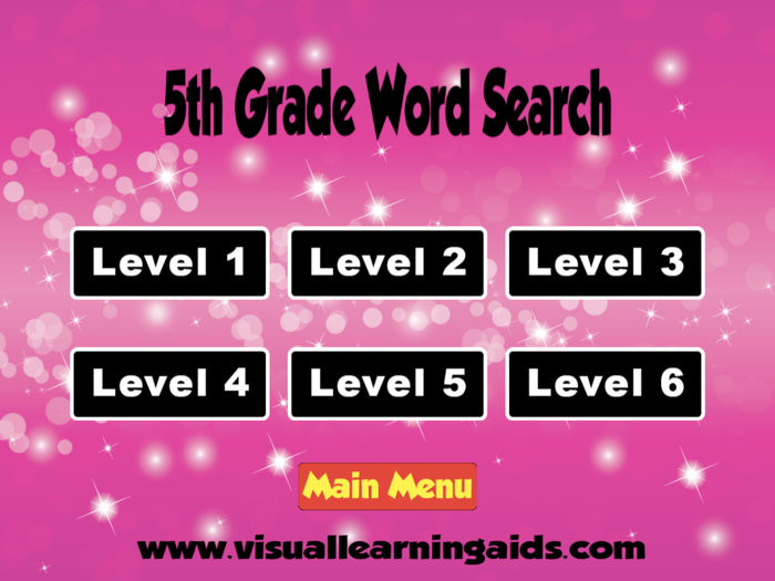 Word Search Grades 1-6 HD