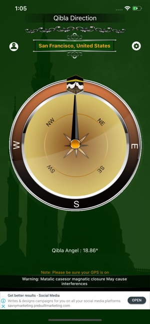 Qibla Compass Direction Finder(圖2)-速報App