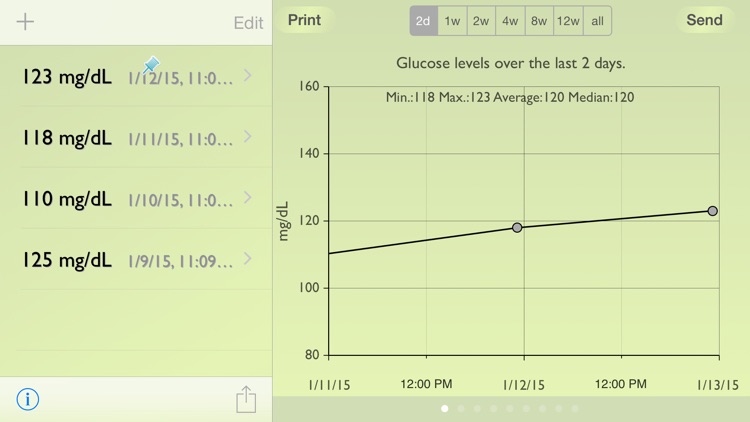 Glucose Recorder w/ Trial screenshot-3