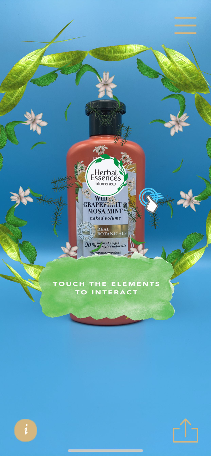 Herbal Essences AR Experience
