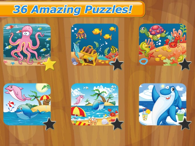 ‎Sea Animals Puzzle for toddler Screenshot