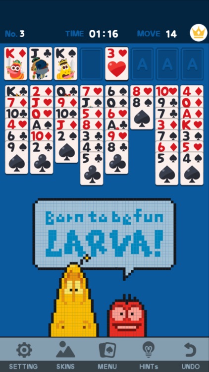 Larva Freecell Card Game screenshot-3