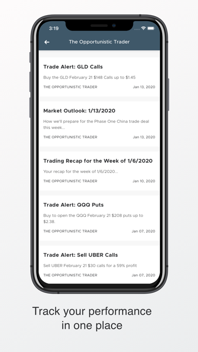 Opportunistic Trader Mobile screenshot 2