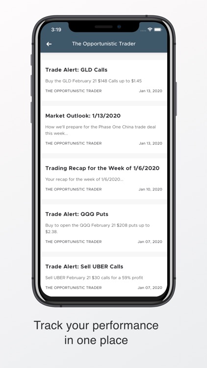 Opportunistic Trader Mobile