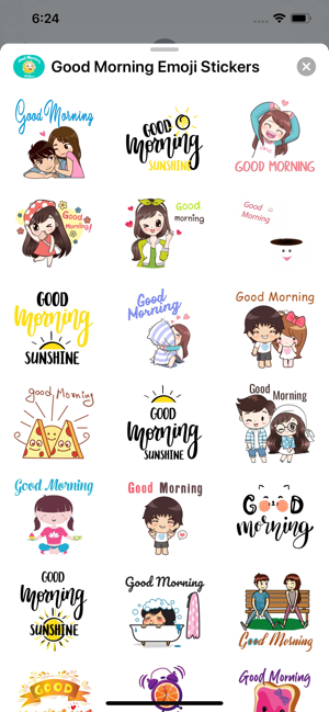 Good Morning Emoji Stickers(圖3)-速報App