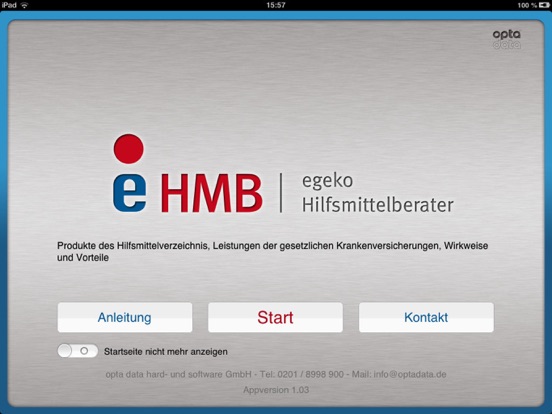 Screenshot #4 pour eHMB-egeko Hilfsmittelberater