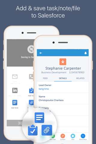CamCard for Salesforce - náhled