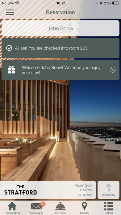 The Stratford Hotel App screenshot 3
