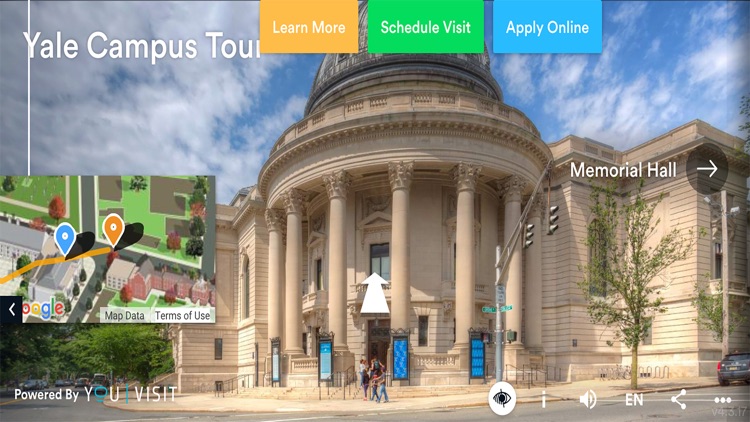 yale university virtual tour on youvisit
