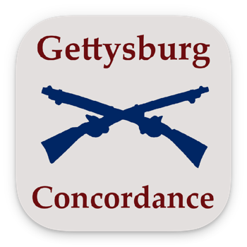 Gettysburg Concordance
