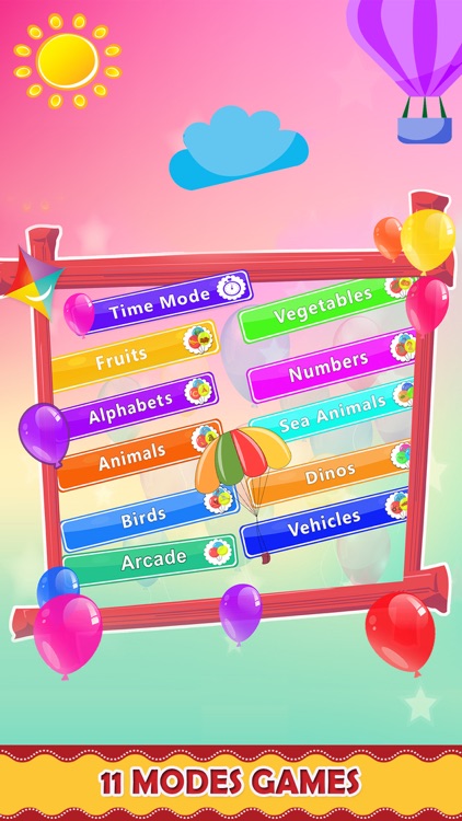 Learning Balloon Pop Kids Pro screenshot-0