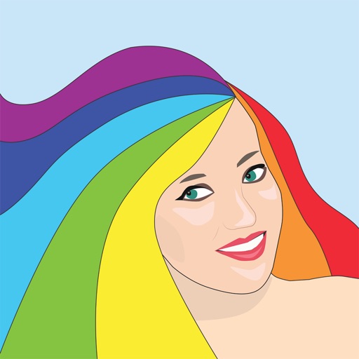 Hair Color Studio Icon