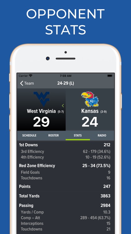 Kansas Football Schedules screenshot-9