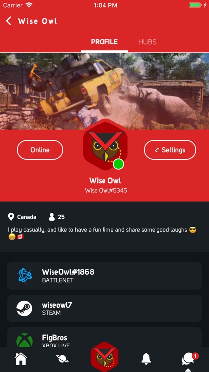 GamerLink - LFG & Clan Chat!