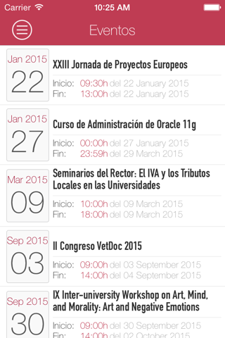 Universidad de Murcia App screenshot 3