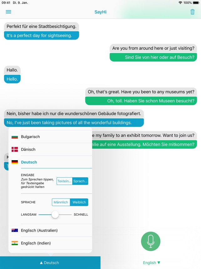 Sayhi Ubersetzen Im App Store