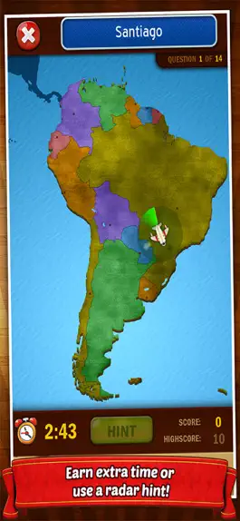 Game screenshot GeoFlight South America Pro hack