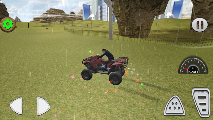 ATV Quad Bike Dino Park Race screenshot-4