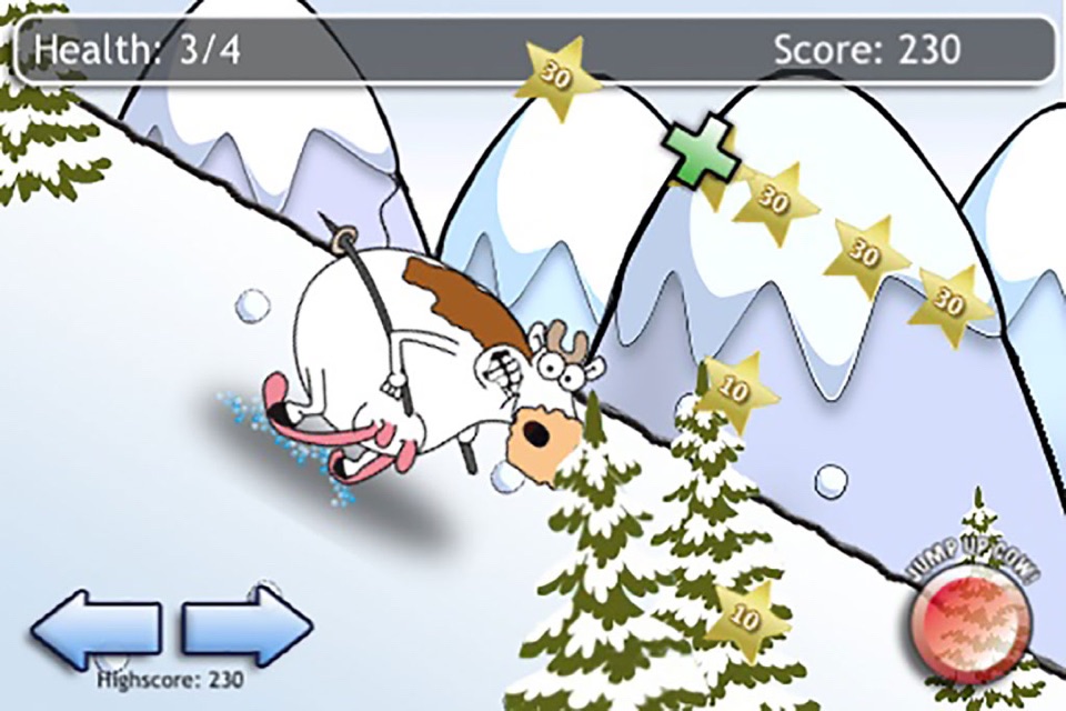 The Crazy Skiing Cow LT screenshot 3