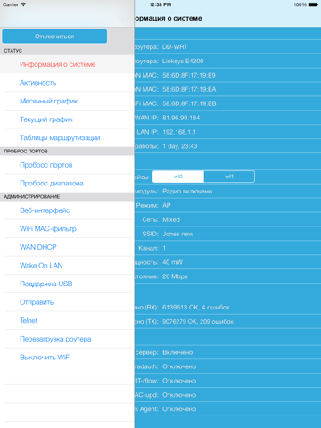 Скриншот из DD-WRT