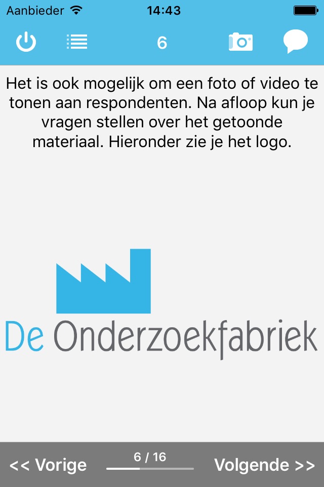 Onderzoekfabriek screenshot 2