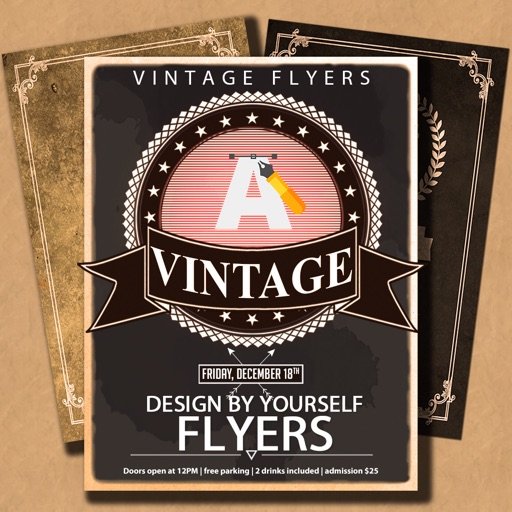 Vintage Logo & Poster Maker iOS App