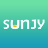 Sunjy на тренажерах в зале