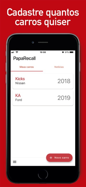 PapaRecall - Recall de Carro