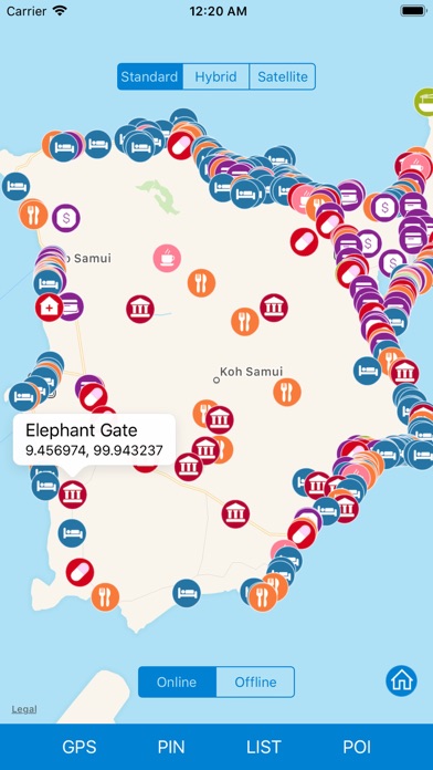 Screenshot #2 pour Ko Samui - Route Map Offline