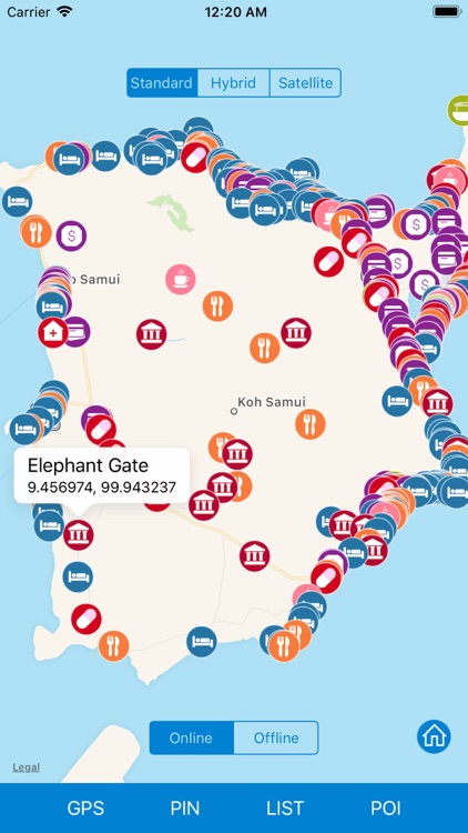 Ko Samui - Route Map Offline