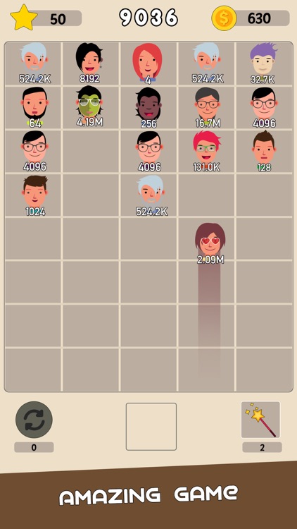 Toon Merge Classic 2048 screenshot-3