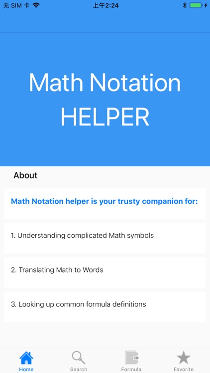 Math Notation
