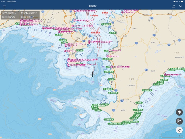 海釣図ｖ 海底地形がわかる海釣りマップ をapp Storeで