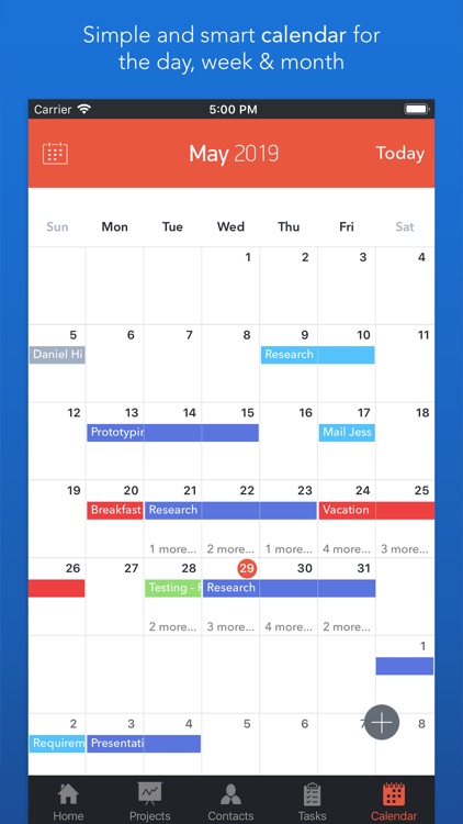 Task Office: to-do, calendar