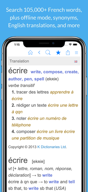 French Dictionary & Thesaurus(圖1)-速報App