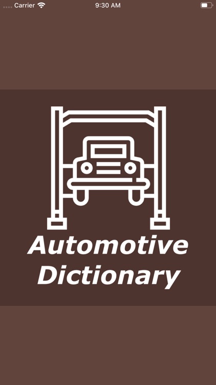 Automotive - Dictionary