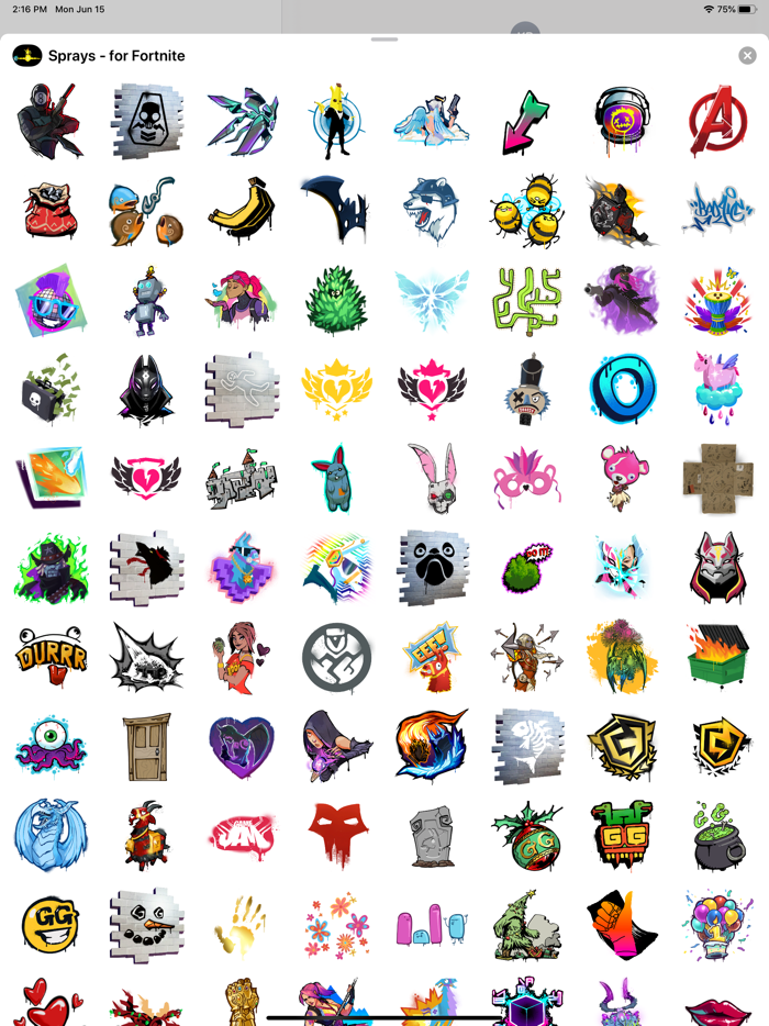 Sprays - for Fortnite