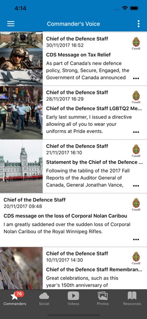 Canadian Forces(圖2)-速報App