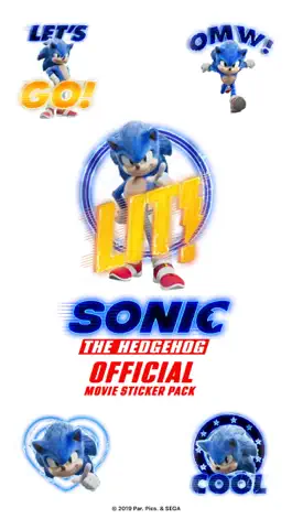 Game screenshot Official Sonic Movie Stickers mod apk