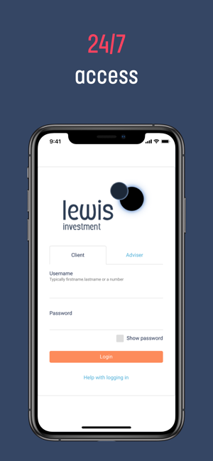 Lewis Investment Client Portal