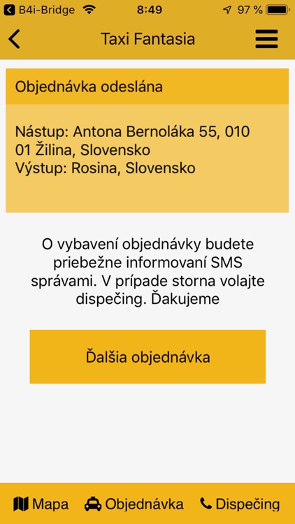 Taxi Fantasia Žilina