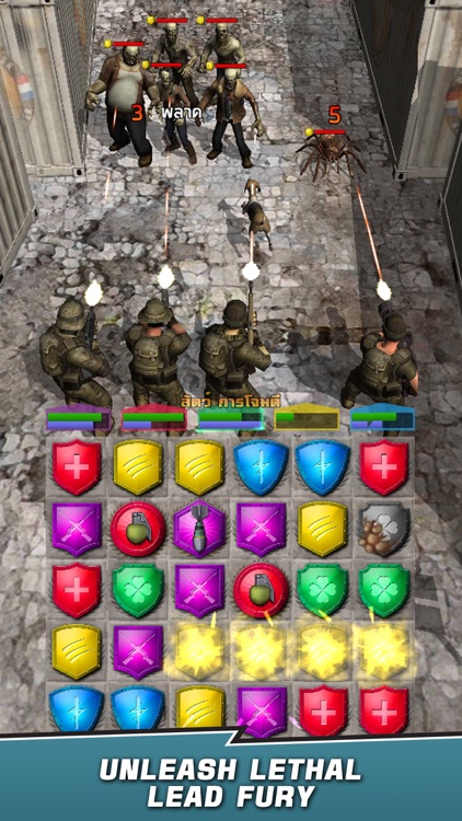 VDV Match 3 RPG: Zombies! screenshot-6