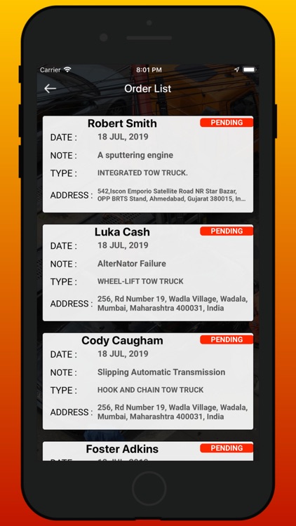 Towing Service Customer screenshot-6