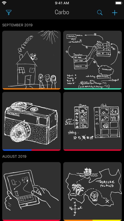 Carbo › Notes & Sketches screenshot-5