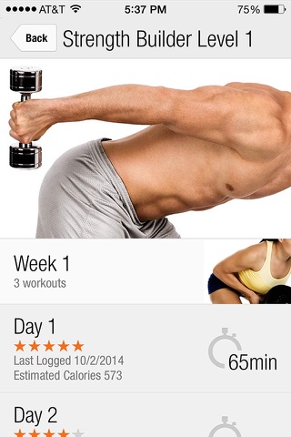 FitnessBuilder screenshot 3