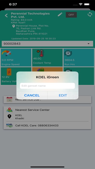 How to cancel & delete KOEL iGreen RMS from iphone & ipad 3