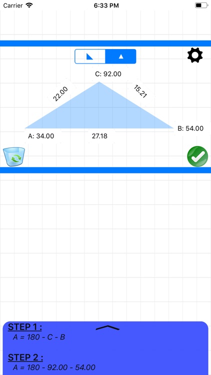 Triangle & Angle calculator screenshot-3
